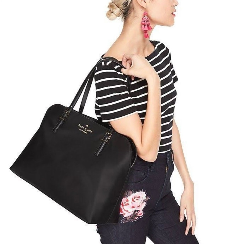 Kate Spade ♠️ Black Tote - LIKE NEW WITH TAGS!